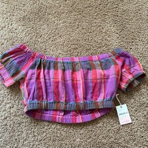 Forever 21 Multicolor Striped Top